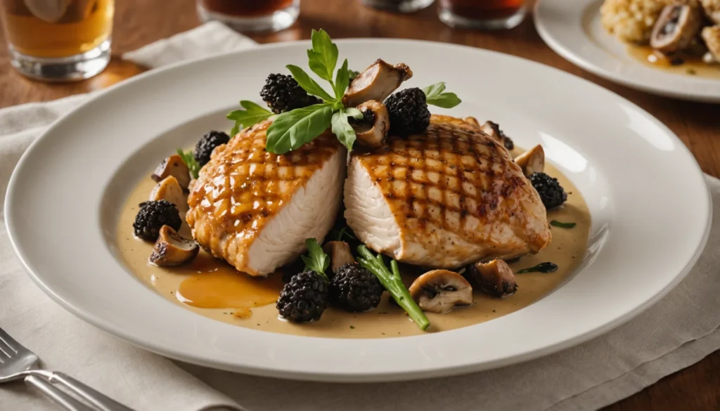 supremes de poulet aux morilles