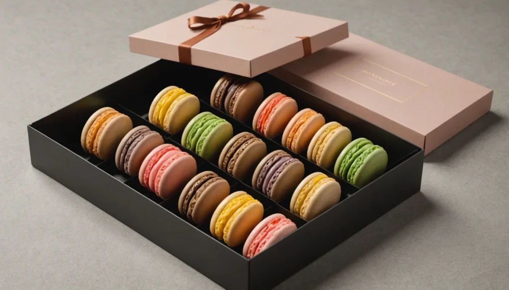conservation des macarons