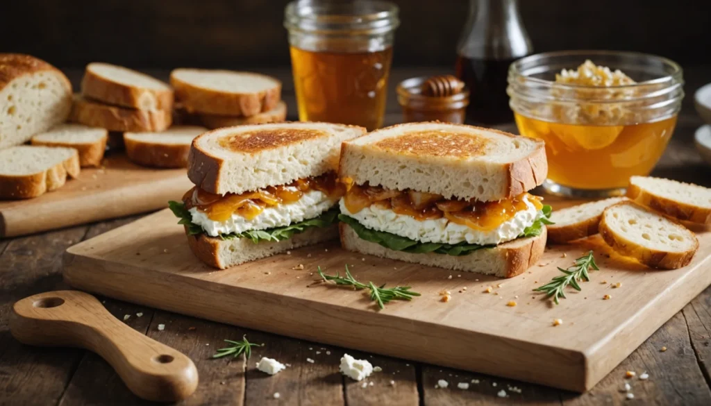 sandwich chevre miel