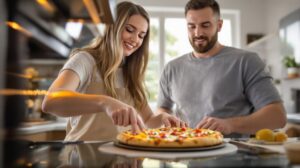 temps de cuisson pizza maison four chaleur tournante